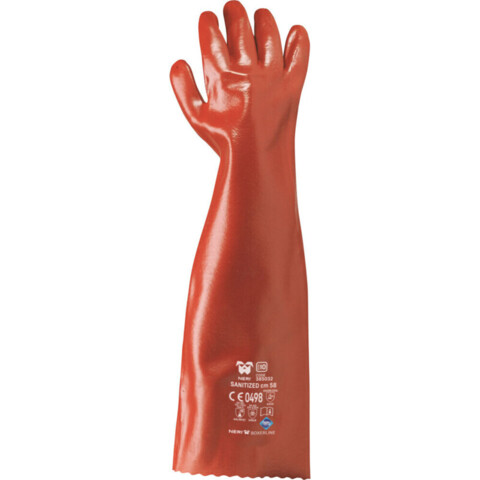 Guanti Impregnato In PVC Leggero - 58 cm - Tg. 9,5