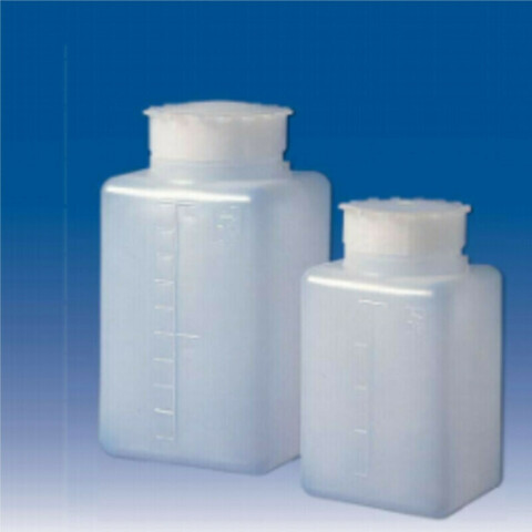 Bottiglia Rettangolare Graduata Bocca Larga 500ml