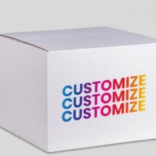 Scatola Cartone 110 Onda Doppia [cm042x023x014H] Bianca "FRAGILE MADE IN ITALY"