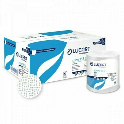 Carta asciugamani Lucart pura cellulosa Strong 155 ID